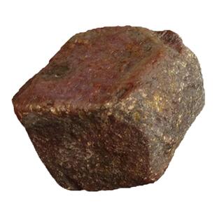 水玉冰魄红宝石把玩手把件 红刚玉原石原矿 DIY毛料雕刻料 实物