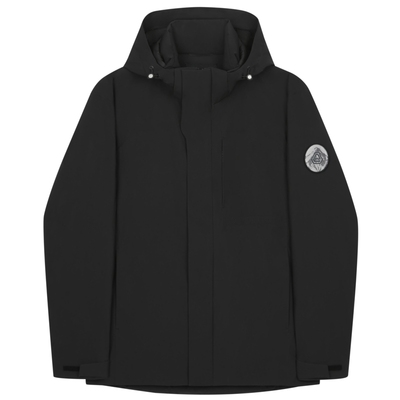 劲霸男装防寒服冬季新款三防户外保暖高端短款鸭绒羽绒服外套