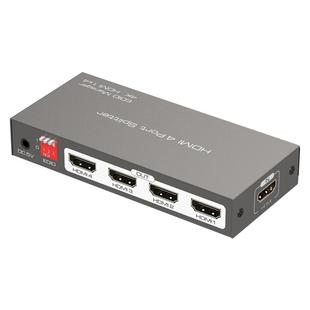 Vpfet hdmi分配器一分四4K高清分屏器1进4出音频同步传输一分二分线分频器复制模式同时显示一样的画面1080P
