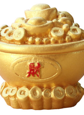 新年摆件新年装饰品金币小摆件