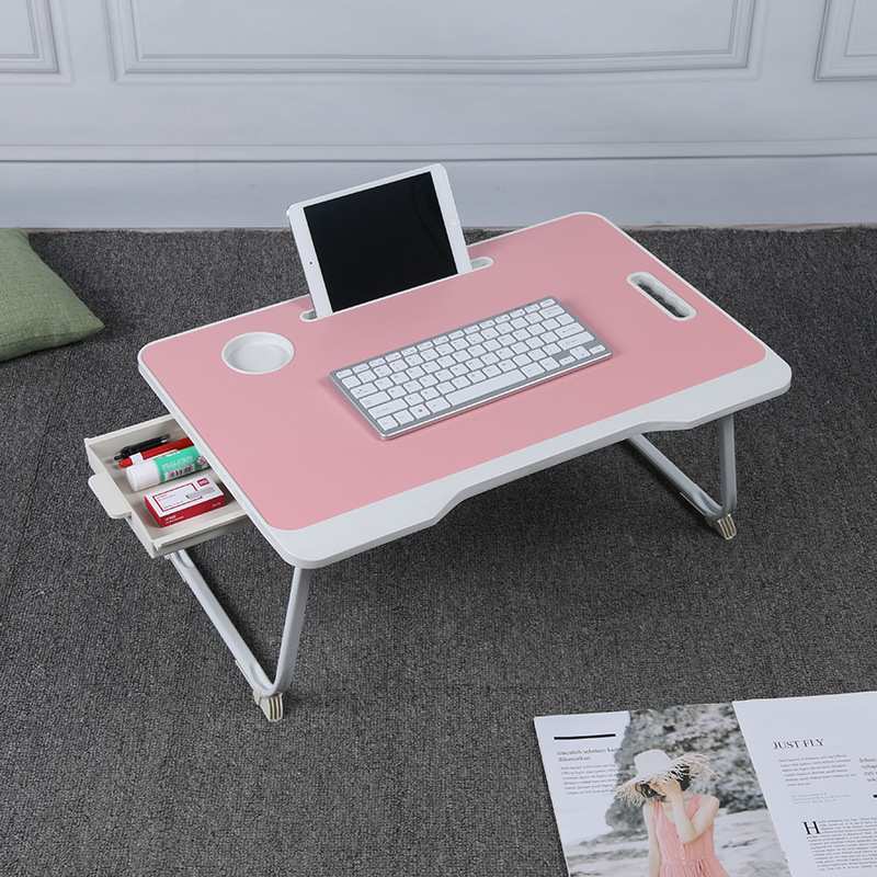 注塑包边办公折叠电脑桌学习宿舍摆摊床上折叠小多用途桌子书桌