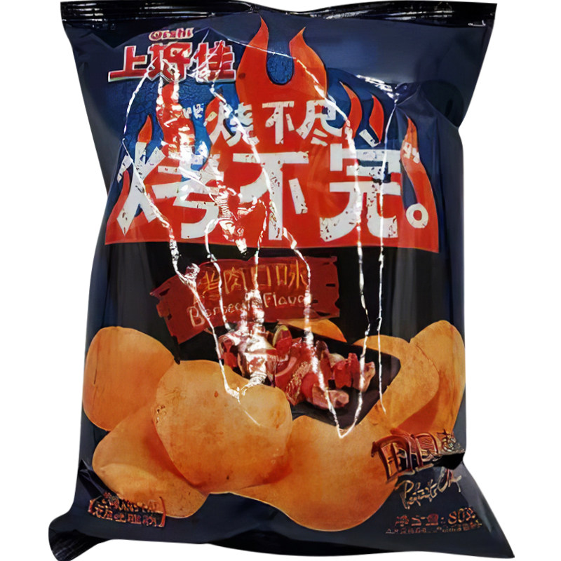 上好佳田园薯片烤肉味50克