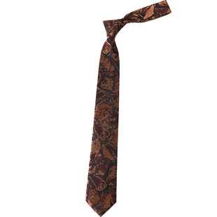 棕色复古港风手打领带男休闲百搭衬衫领带配饰女jk学院风日系装饰