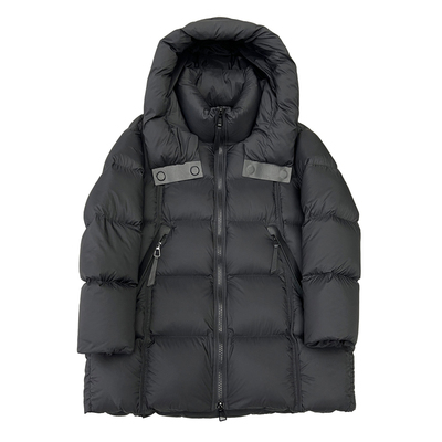 茧型云朵泡芙中长款鹅绒羽绒服女