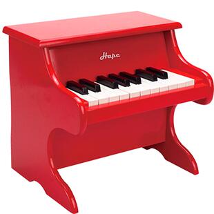 Hape18键小钢琴家用音乐启蒙3-10岁宝宝木质婴幼儿童益智玩具迷你