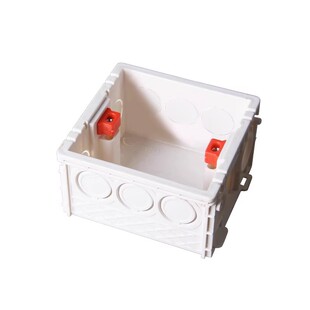 86型底盒三孔接线盒家装插座开关拼装连体暗装盒PVC预埋暗盒50