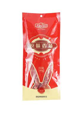 玉兔鲜肉原味香肠300g袋装