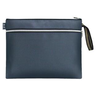 建腾A4文件袋帆布加厚多层商务资料袋会议手提档案袋黑色文件包定制印刷logo