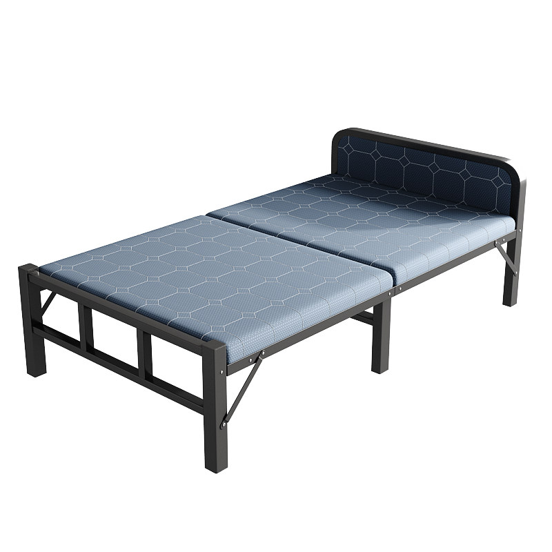 折叠床家用单人成人简易木板床办公室午睡宿舍铁艺加厚加粗加固