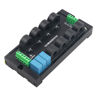 交流电压电流变送器多路采集检测模块60A120A开闭口互感器隔离485