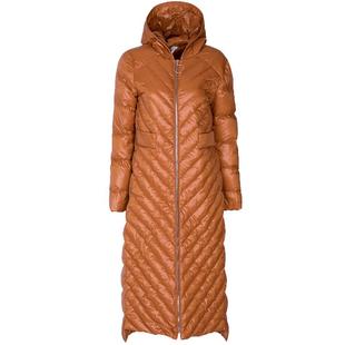 名师路中长款羽绒服女冬季新款修身显瘦加厚保暖气质过膝外套