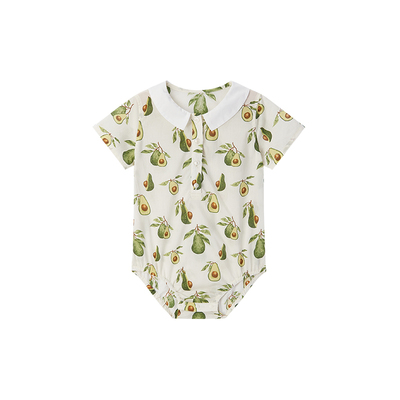 Milkbarn婴儿短袖包屁衣