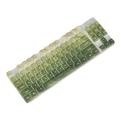 前行者侧刻有线机械键盘女生办公