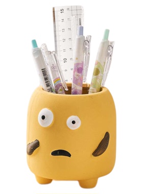 卡通笔筒收纳盒可爱治愈系办公室桌面摆件学生儿童男孩女生送礼物