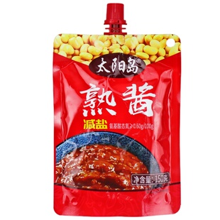 太阳岛熟酱150g减盐黄豆酱蘸酱菜炖鱼酱炒菜酱拌面酱东北铁锅炖菜