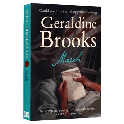 March 马奇 英文原版 2006普利策小说奖 前进 杰拉尔丁布鲁克斯 Geraldine Brooks 奇迹之年作者 全英文版进口原版英语书籍