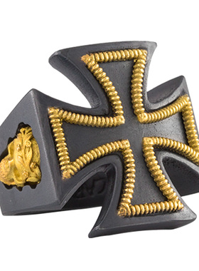 荣耀十字军纯银豪华定制戒指珠宝