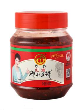 丹丹500g瓶红油郫县豆瓣酱
