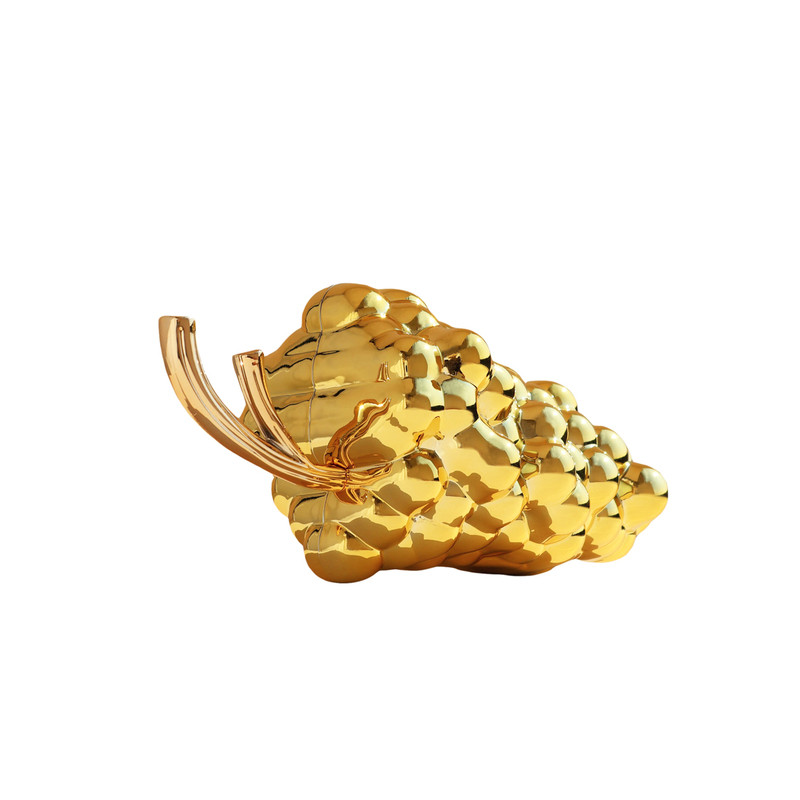金色葡萄造型电镀亚克力单肩包创意个性宴会手拿包时尚百搭斜挎包