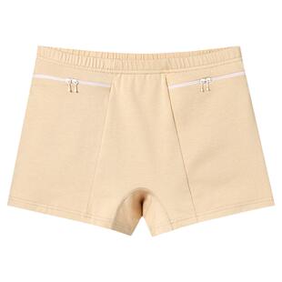 安全裤女4条装拉链安全裤暗袋防盗内裤女欧洲旅游带拉链出国