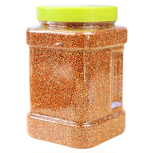 新品红黄谷子带壳虎皮牡丹玄凤中小型鹦鹉文鸟鸟粮谷子天然鸟饲料