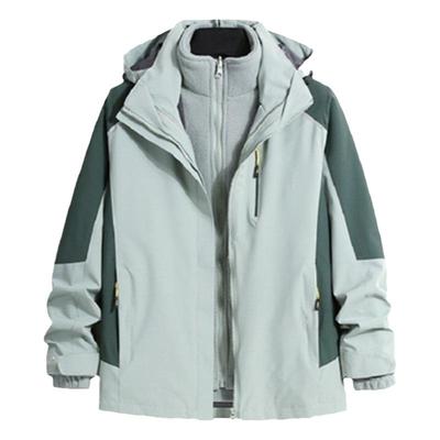 户外冲锋衣可拆卸保暖秋冬两件套