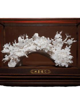 夫己双喜临门陶瓷手工装饰艺术