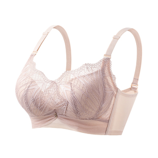 加厚5cm内衣女小胸聚拢显大超厚平胸专用不空杯防下垂蕾丝文胸罩