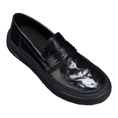 一脚蹬男鞋春季2026新款头层牛皮