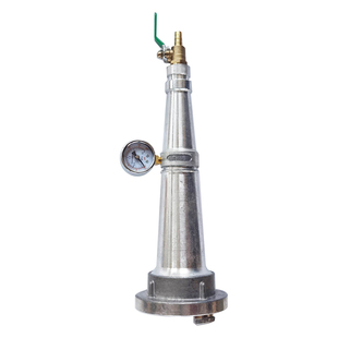 消防测压水枪头65动压静压消火栓测压接头带压力表试压装置2.5寸