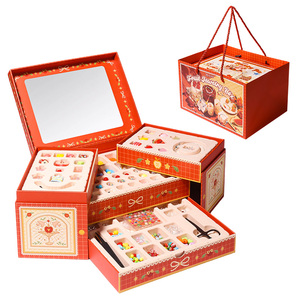 mobee儿童串珠礼盒女孩diy玩具