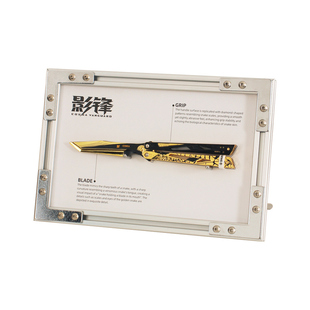 三角洲行动周边影锋蝴蝶刀北极星怜悯折叠刀金属模型玩具未开刃