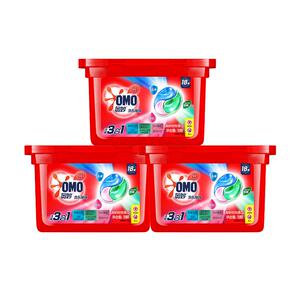 奥妙3效合1洗衣凝珠留香抑菌洁净
