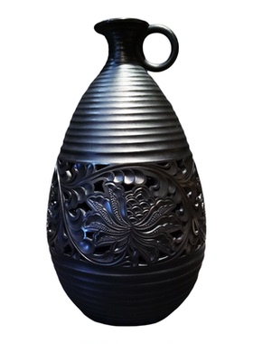 齊河龍山黑陶现代非遗手工工艺品