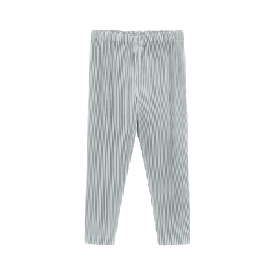 褶皱日本夏季薄款高腰休闲九分裤