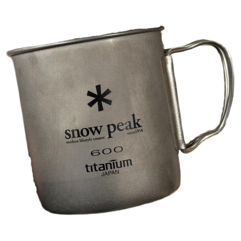 现货日本制雪峰SnowPeak钛杯 450ml 300ml 220ml户外露营杯MG143