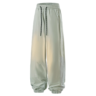 班尼路SK运动束脚冰丝休闲长裤男款夏季新款户外薄款百搭宽松裤YS