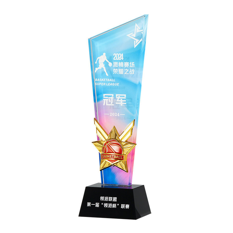 篮球足球乒乓球排球台球水晶奖杯