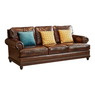 惠家名匠头层牛皮巴顿沙发