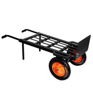 手推车搬运车老虎车加厚载重建材工地农用二轮拉货农村土路小推车