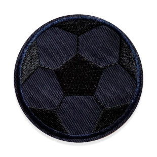 新款足球刺绣布贴自粘衣服羽绒服裤子膝盖破洞修补装饰贴花儿童