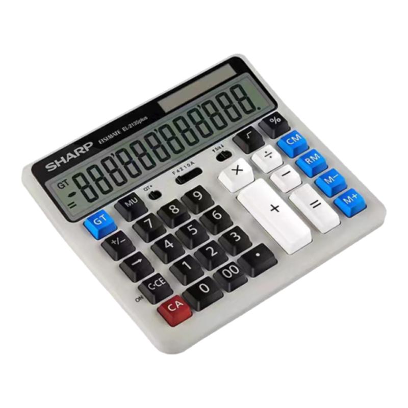正品夏普el-2135plus12位数财务