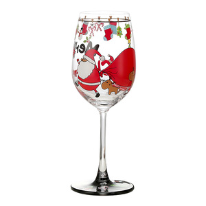 创意个性浪漫十二生肖手绘杯家用礼品红酒葡萄酒杯高脚杯带礼盒