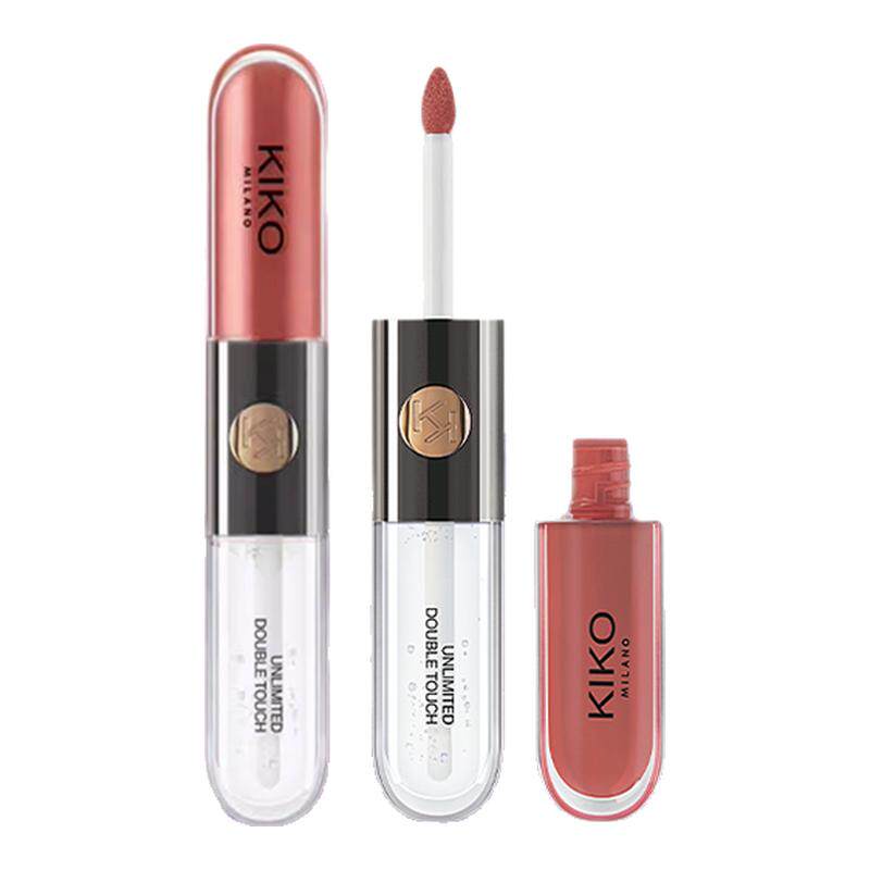 kiko双头唇釉口红唇泥水光镜面103唇蜜不易沾杯唇彩官方正品