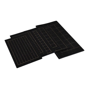 三味斋安徽泾县宣纸蜡染半生熟万年黑临帖宣纸小楷中楷毛笔临摹书法作品纸白墨书法作品手札信笺万年红万年蓝