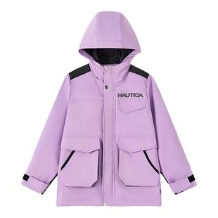 NAUTICA/诺帝卡童装 男童女童三防外套秋冬季儿童户外工装夹克