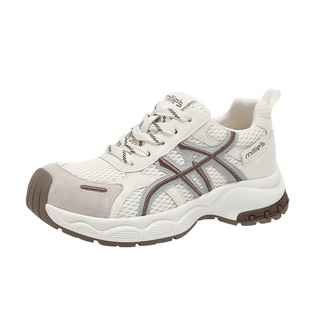 MILLIE'S/妙丽老爹鞋2026春季款百搭厚底增高休闲运动鞋网面女鞋