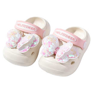 儿童拖鞋女孩夏季1一3岁室内家居小孩软底防滑幼儿洗澡宝宝洞洞鞋