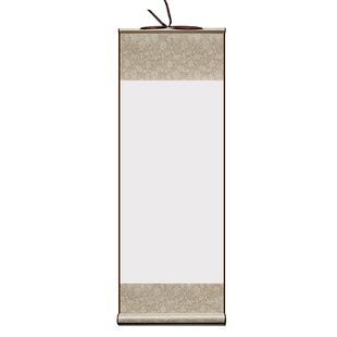 迷你小卷轴书法空白挂轴书法作品纸画轴小号国画型小挂件画轴画画挂画手写定制字画毛笔小型物件摆件条副生宣