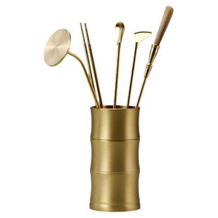 香道打篆入门套装纯铜香篆打拓工具灰压香筷家用室内打拓焚香用具